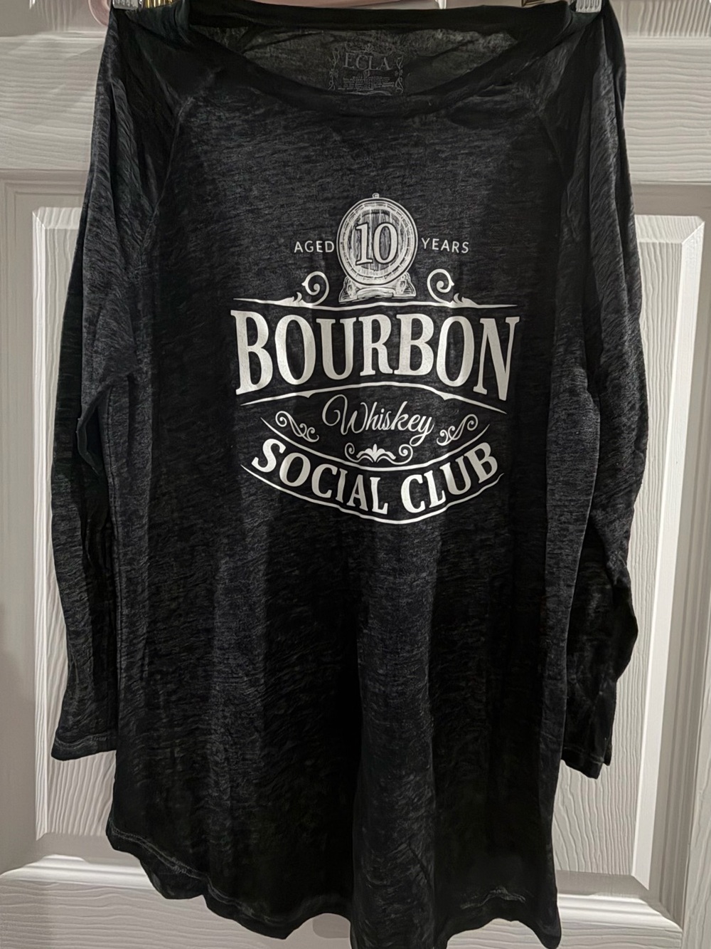 Bourbon Social Club Women’s  Black Long-Sleeve Shirt
